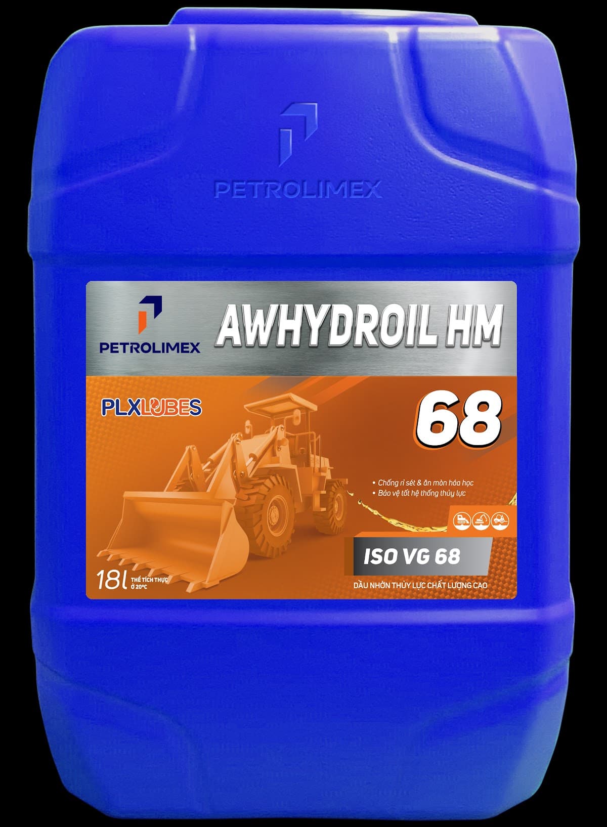 Bao bì sản phẩm PLC AW Hydroil HM của PLC